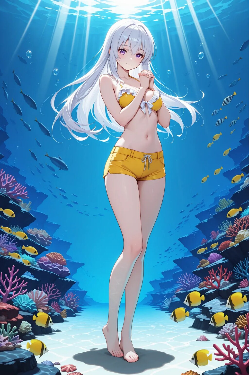 水中詰め合わせ 水着×ホットパンツ編