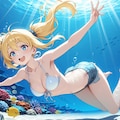 水中詰め合わせ 水着×ホットパンツ編 11枚目