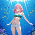 水中詰め合わせ 水着×ホットパンツ編 3枚目