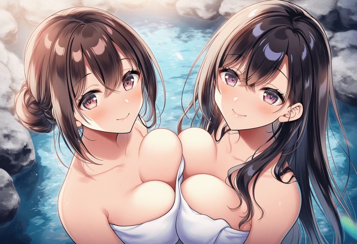 湯けむり乳合わせ