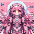 ピンクな宇宙服 3枚目
