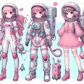 ピンクな宇宙服 7枚目