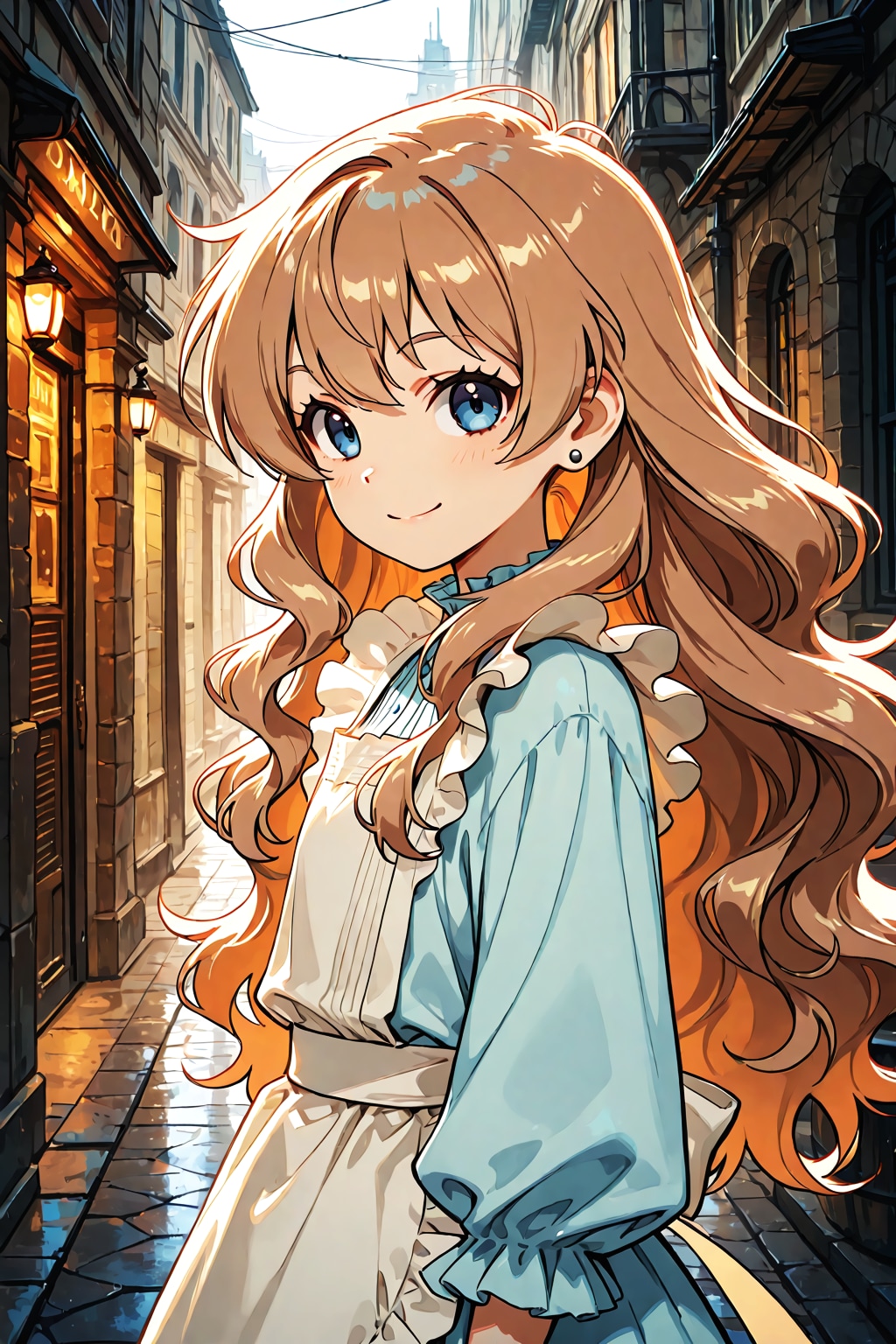 振り向けば そこに路地裏 迷子かな