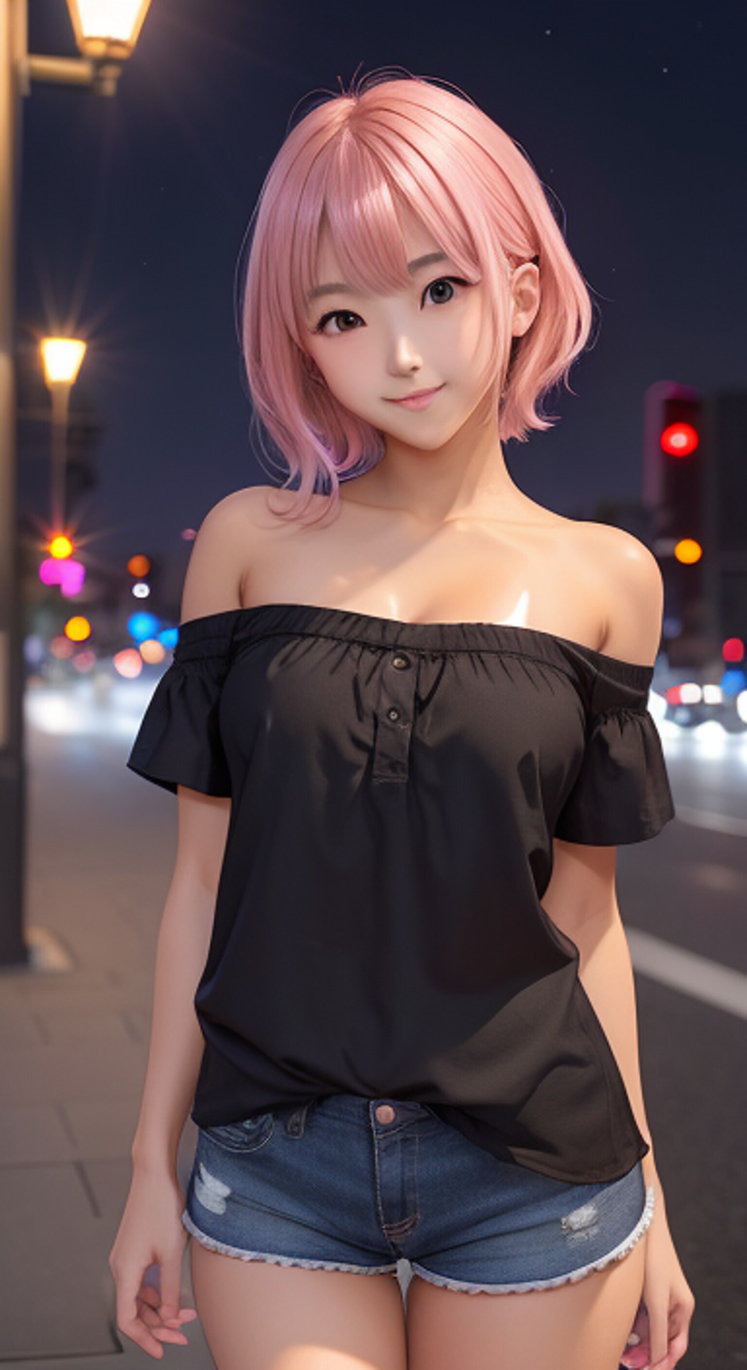 オフショルシャツ①