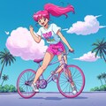 レトロ サイクリング_ImageFX 2枚目