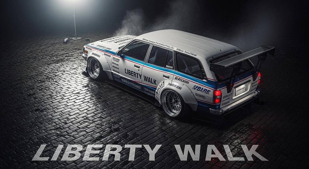 リバティーウォークサバンナワゴンのドリ車