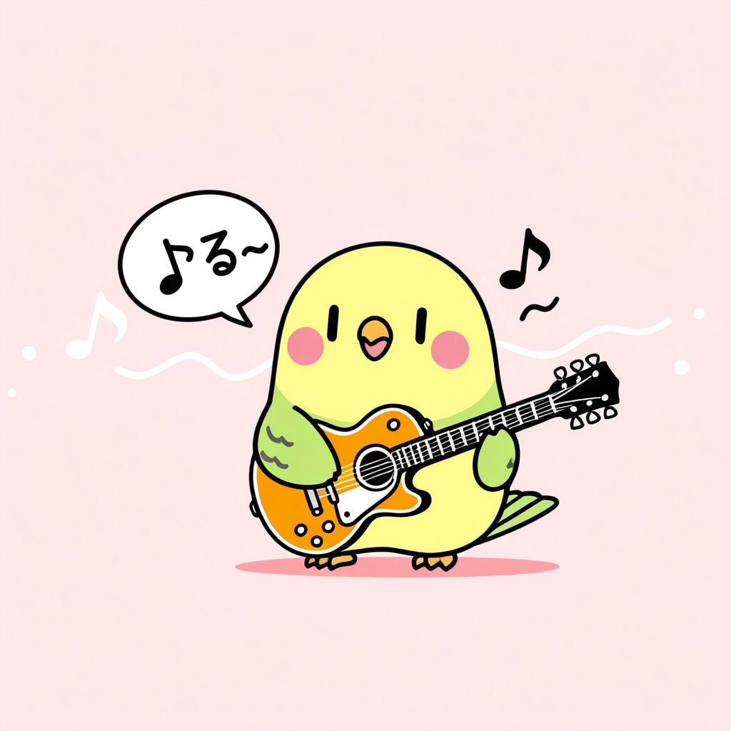 ギターインコ | の人気AIイラスト・グラビア