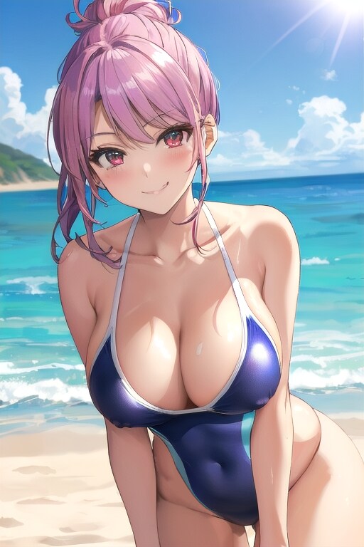 ねぇねぇ、海に入ろうよ。