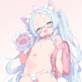 でこメガネメスガキ猫ちゃんのエッチな撮影会(体験版 2枚目