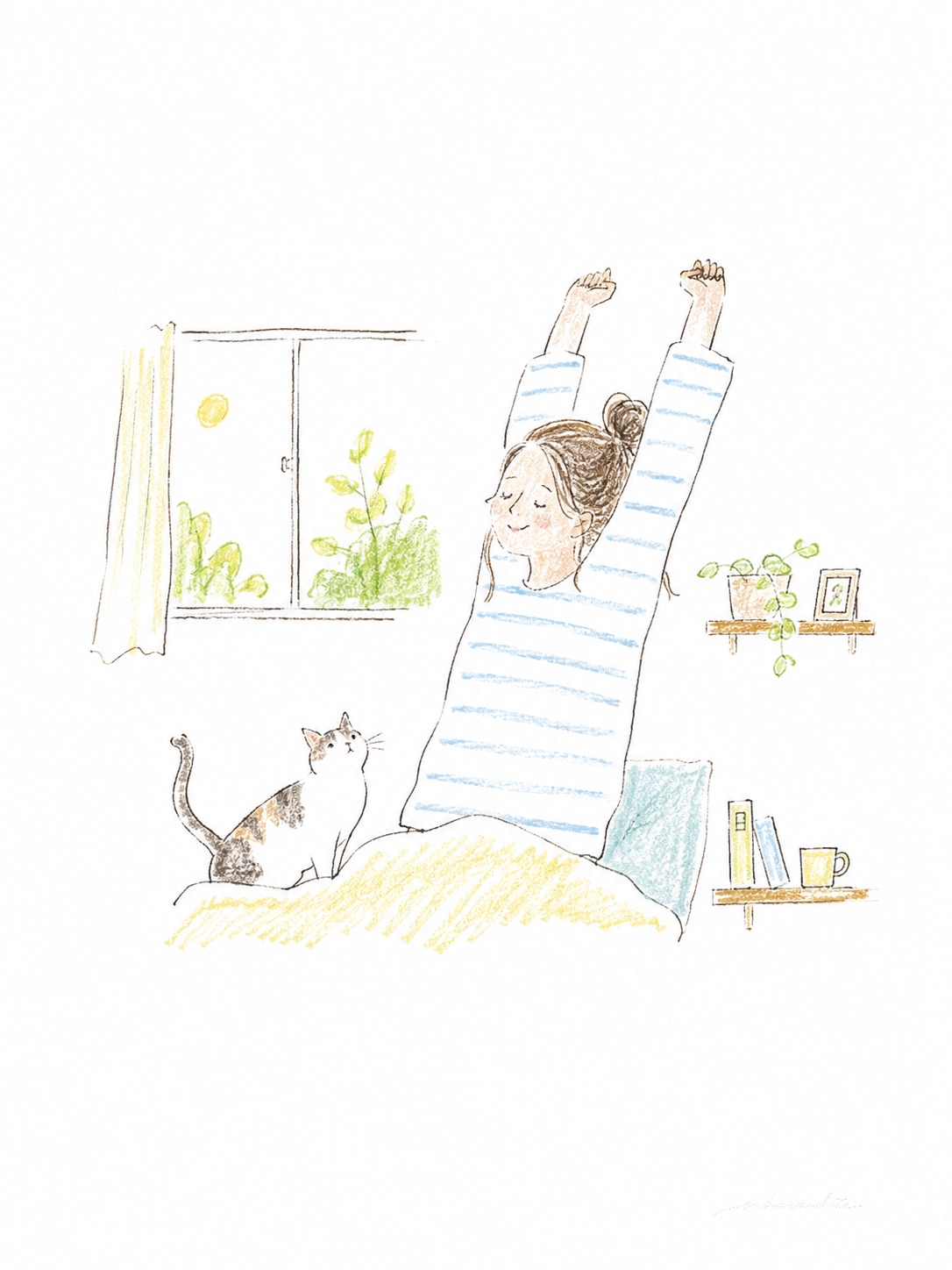 おはよっ☀️ 素敵な一日を💐 | の人気AIイラスト・グラビア