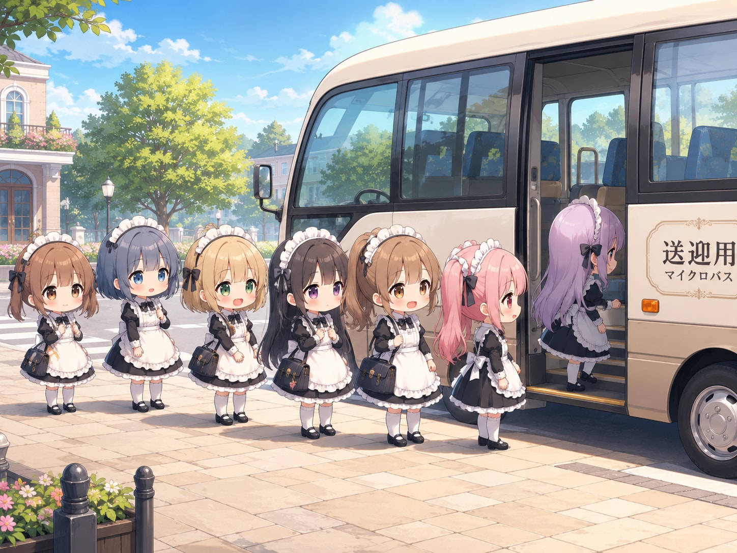 メイドちゃん送迎バス