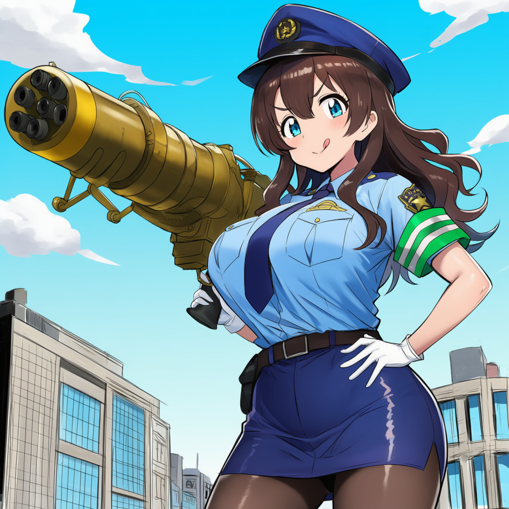 メガランチャー　婦警さん