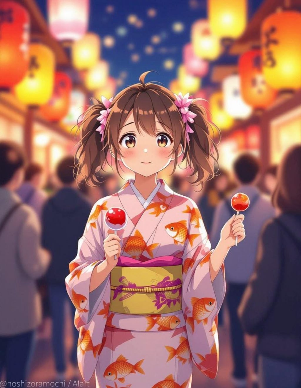 夏祭りの迷い子