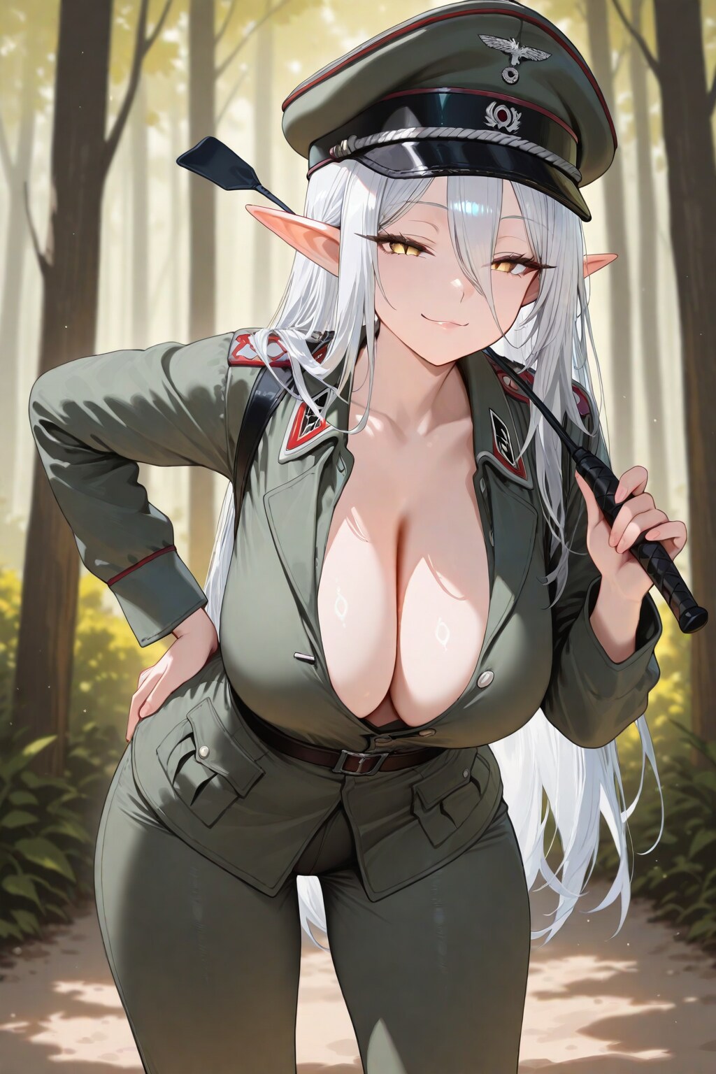 エルフの鬼軍曹さん