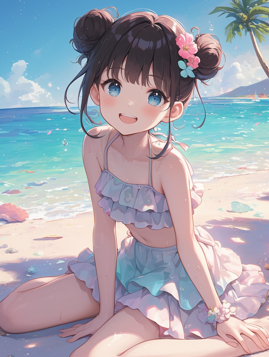 おだんごちゃん🍡✨の夏07 | の人気AIイラスト・グラビア