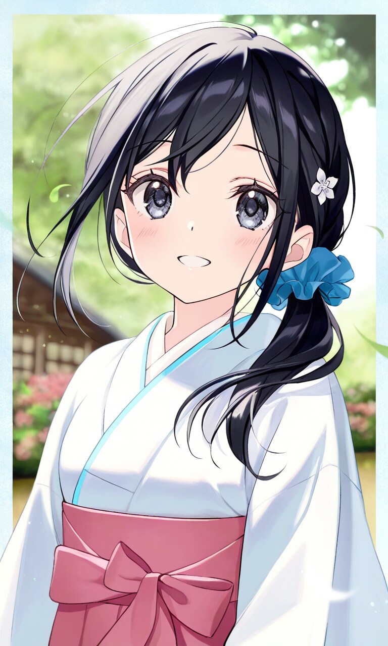 和装・沢泉ちゆ。