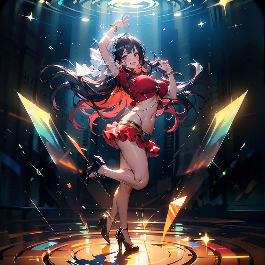 ステージで激しく