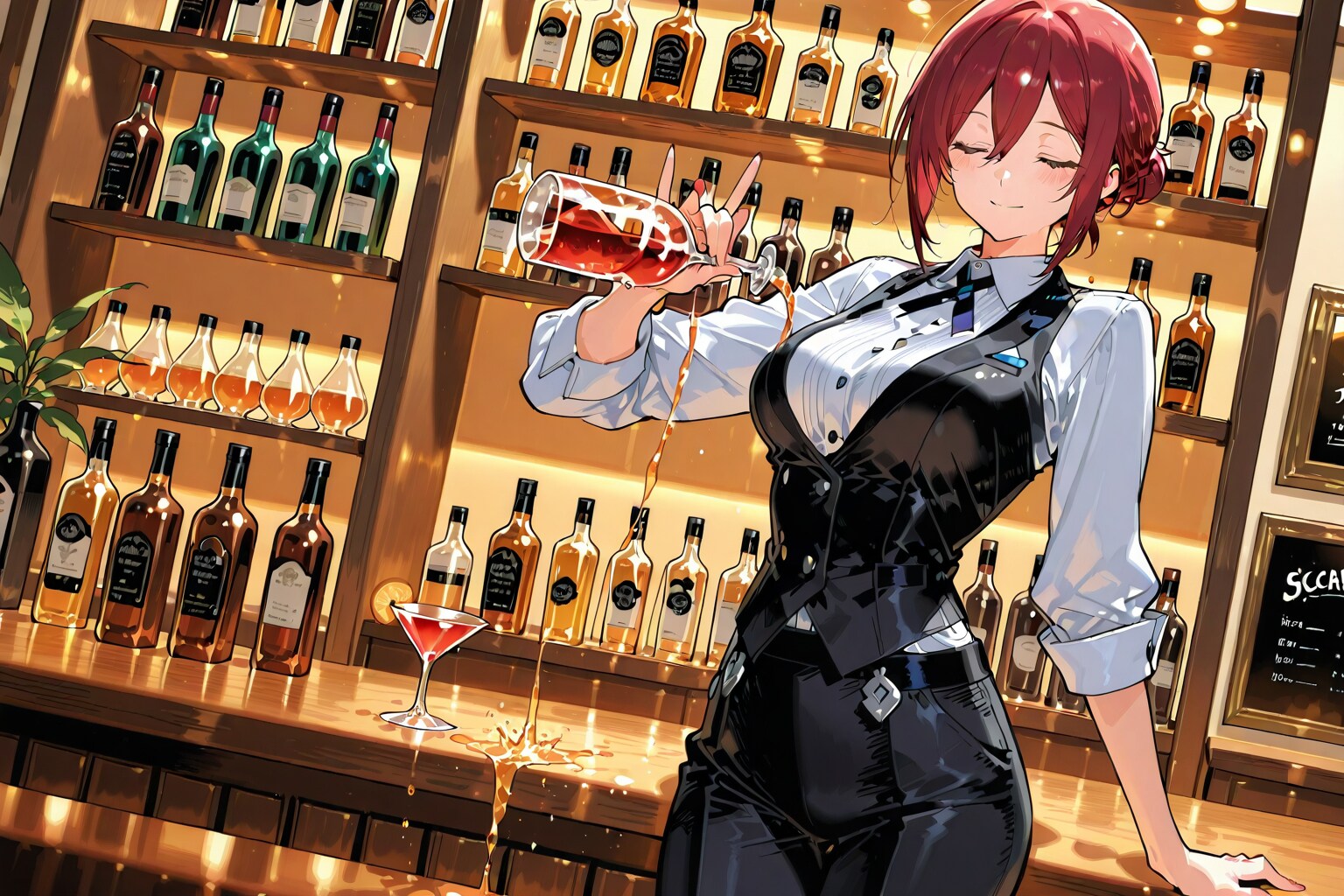 働く胡蝶ちゃん