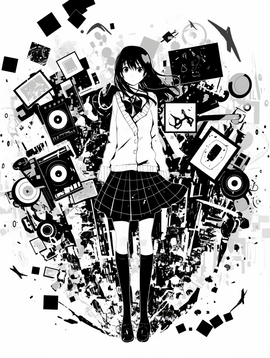 騒音 | の人気AIイラスト・グラビア