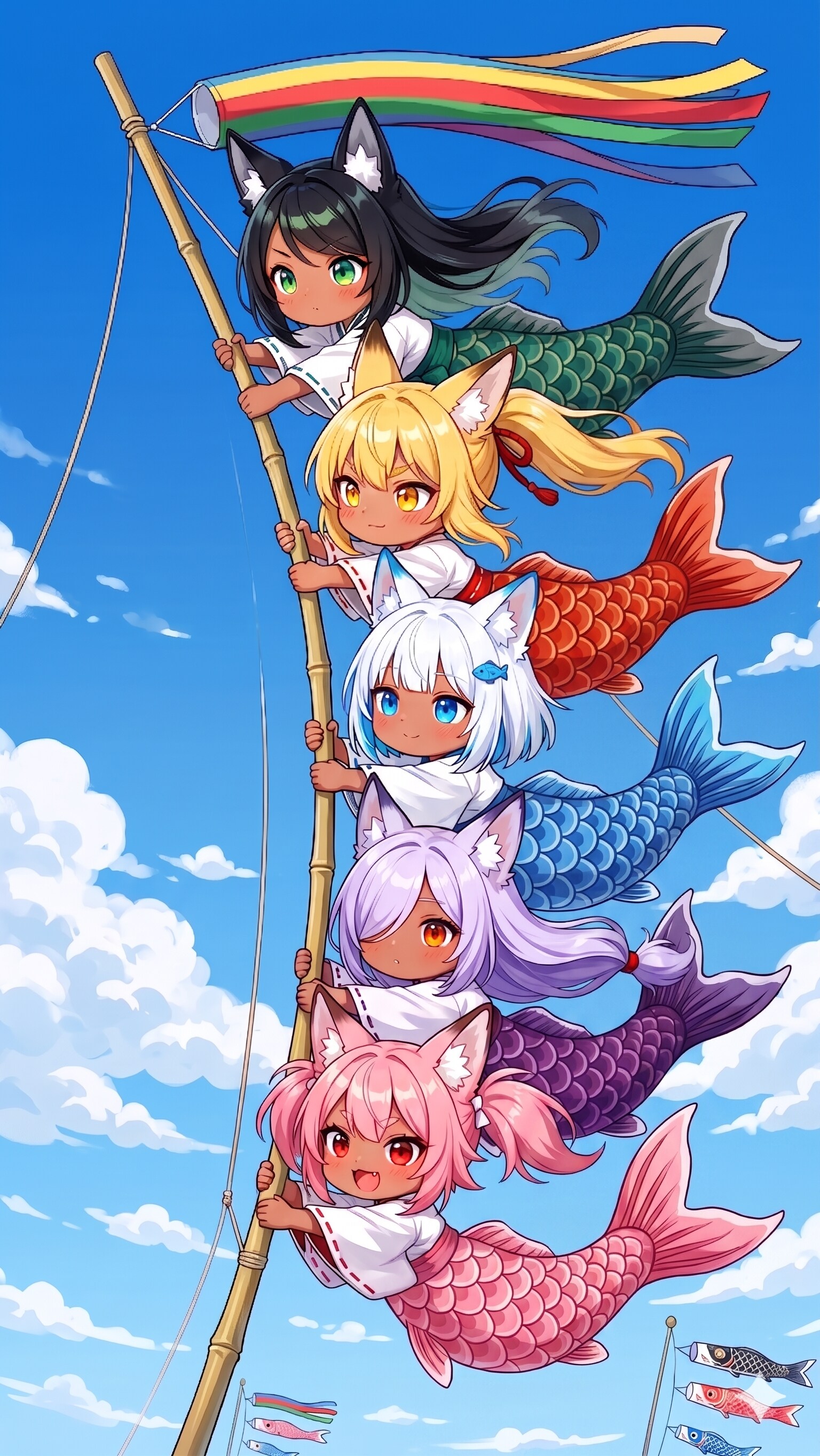 うちの子こいのぼり