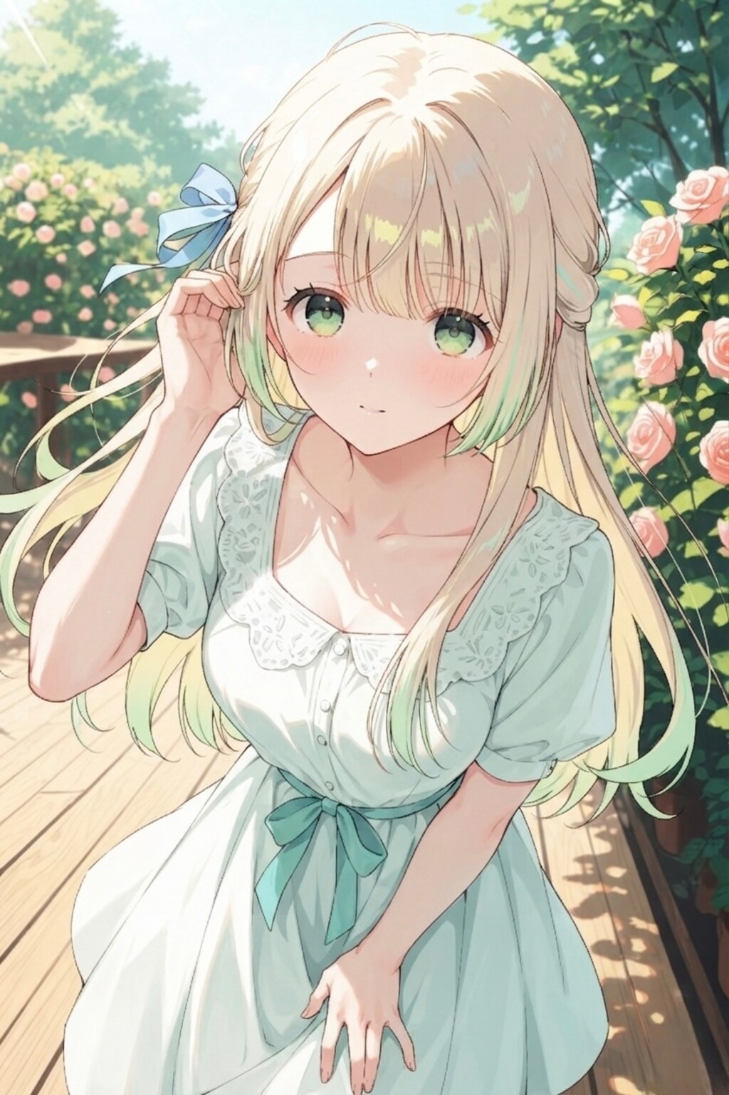 ハーフアップお嬢様