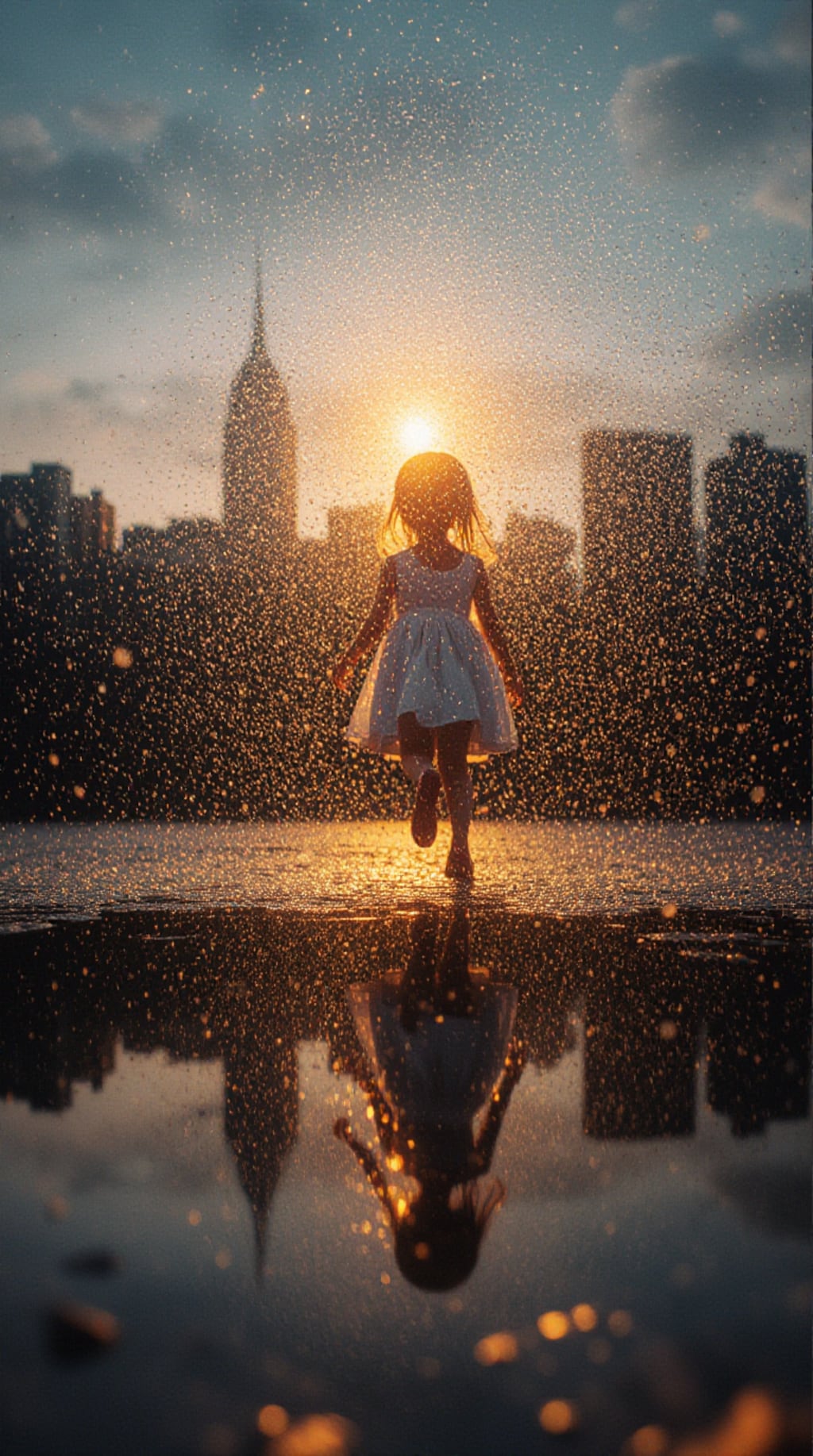 夕日
