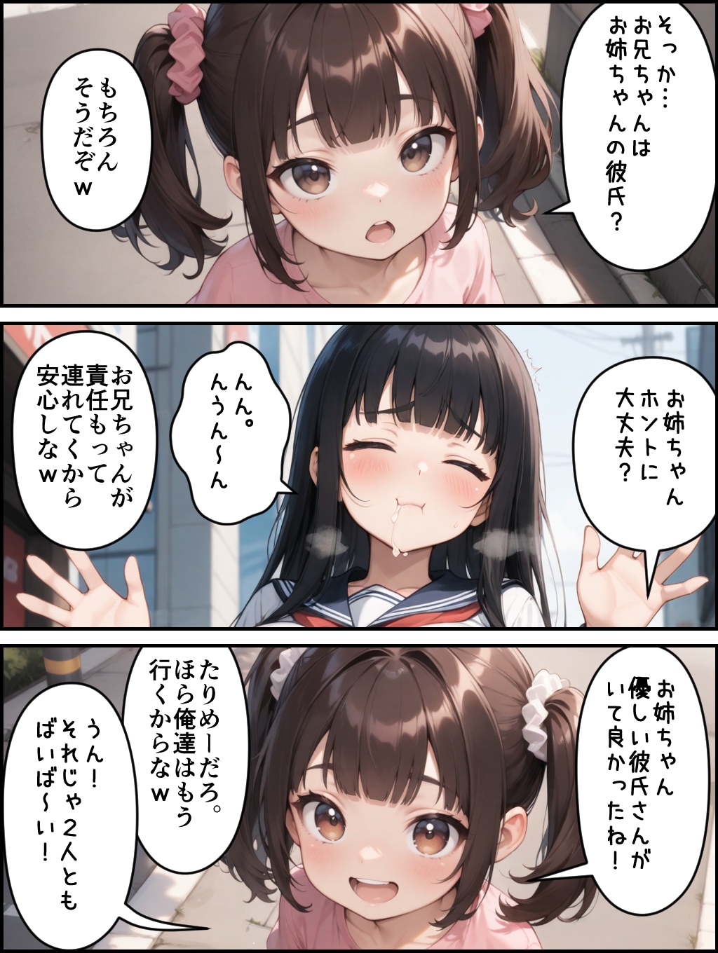 委員長羞恥精液漬け両穴責め②