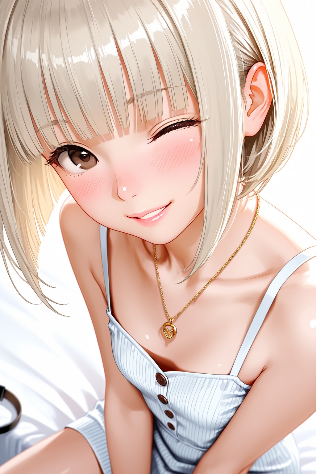 ちっぱいだけど可愛がってねお兄さん