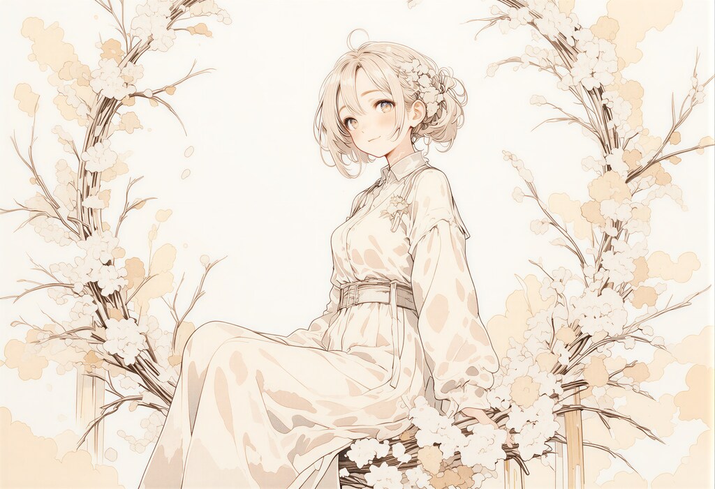 花冠の少女
