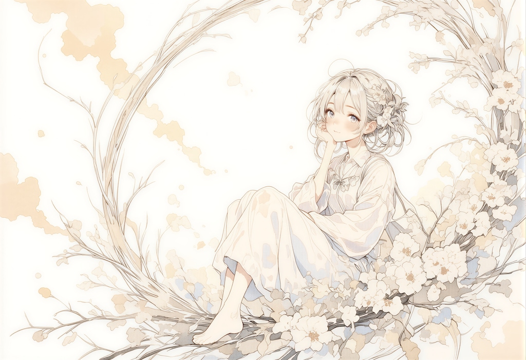 花冠の少女
