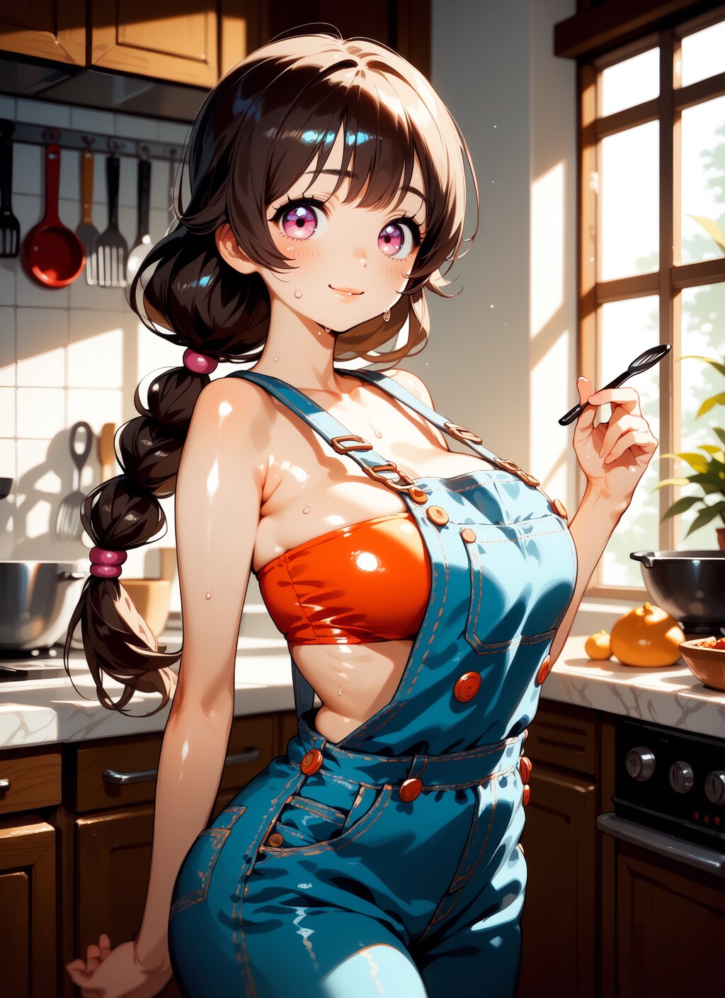 チューブトップビキニオーバーオール