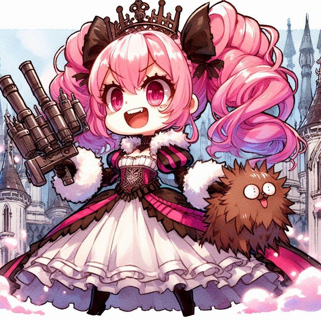 ピンク髪のお嬢様