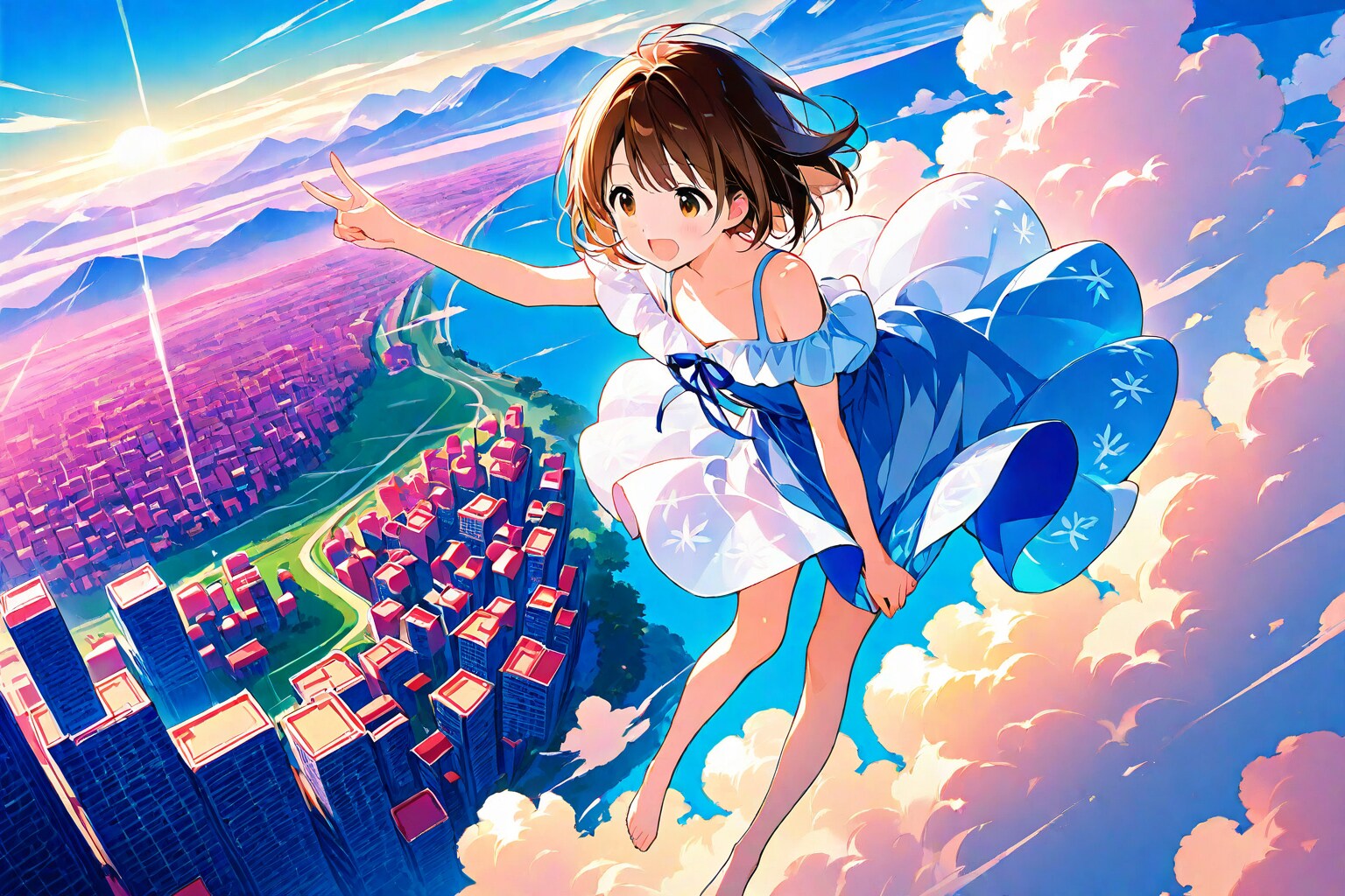 空を飛ぶ