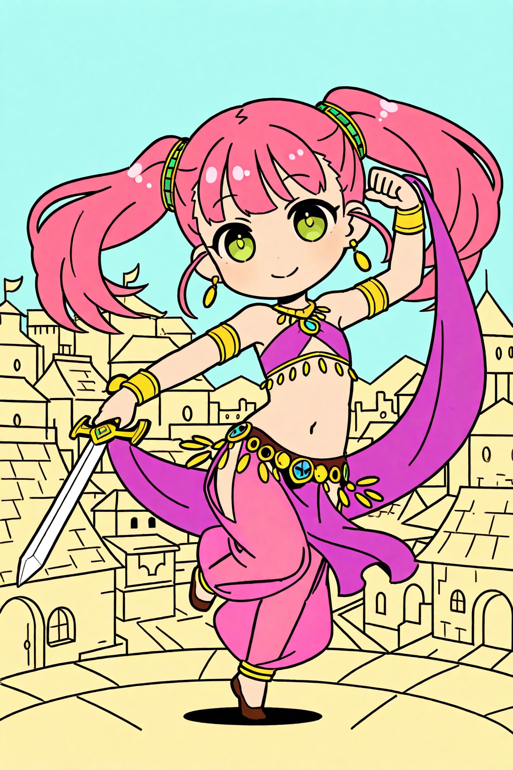 ピンク髪ちゃん
