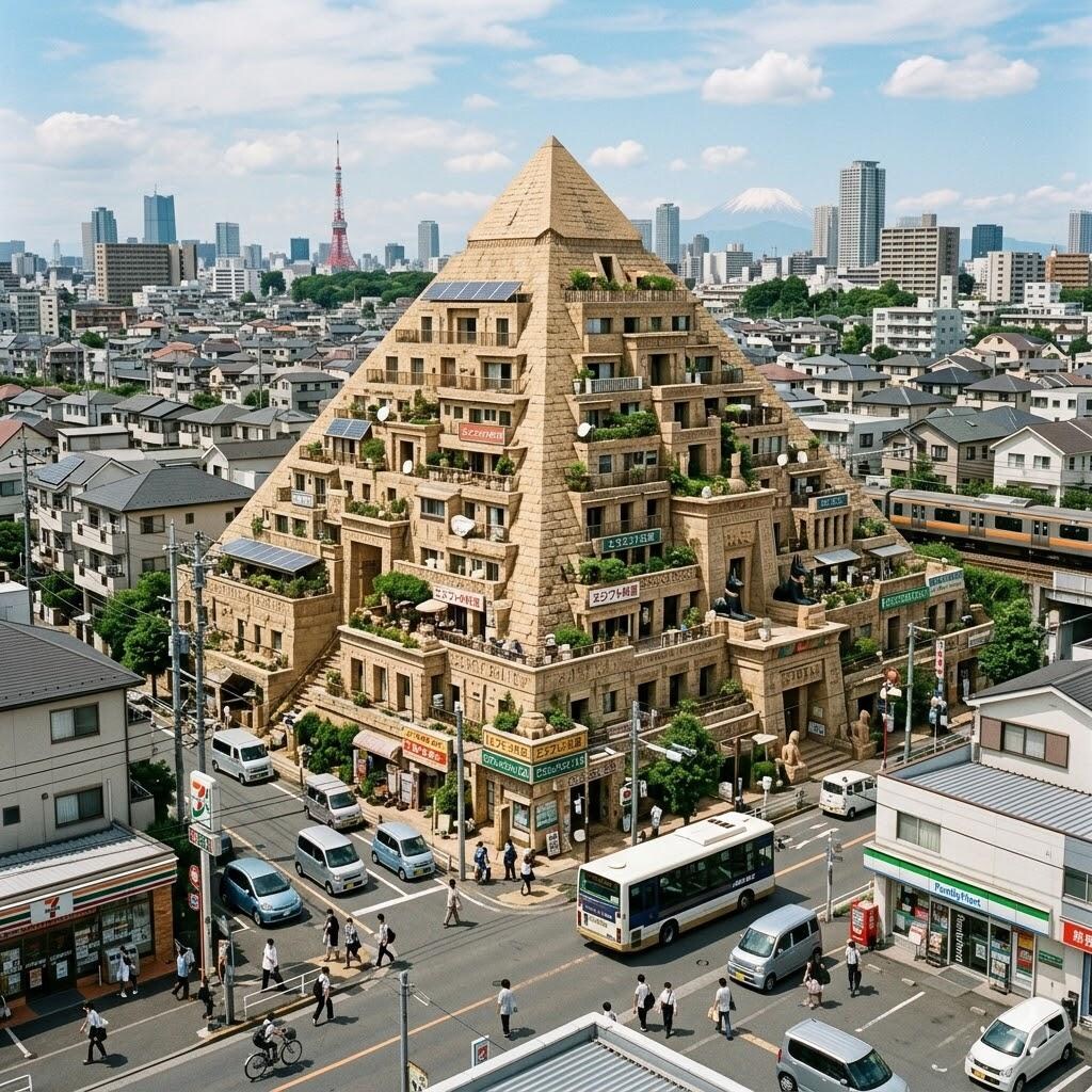 ピラミッドの町