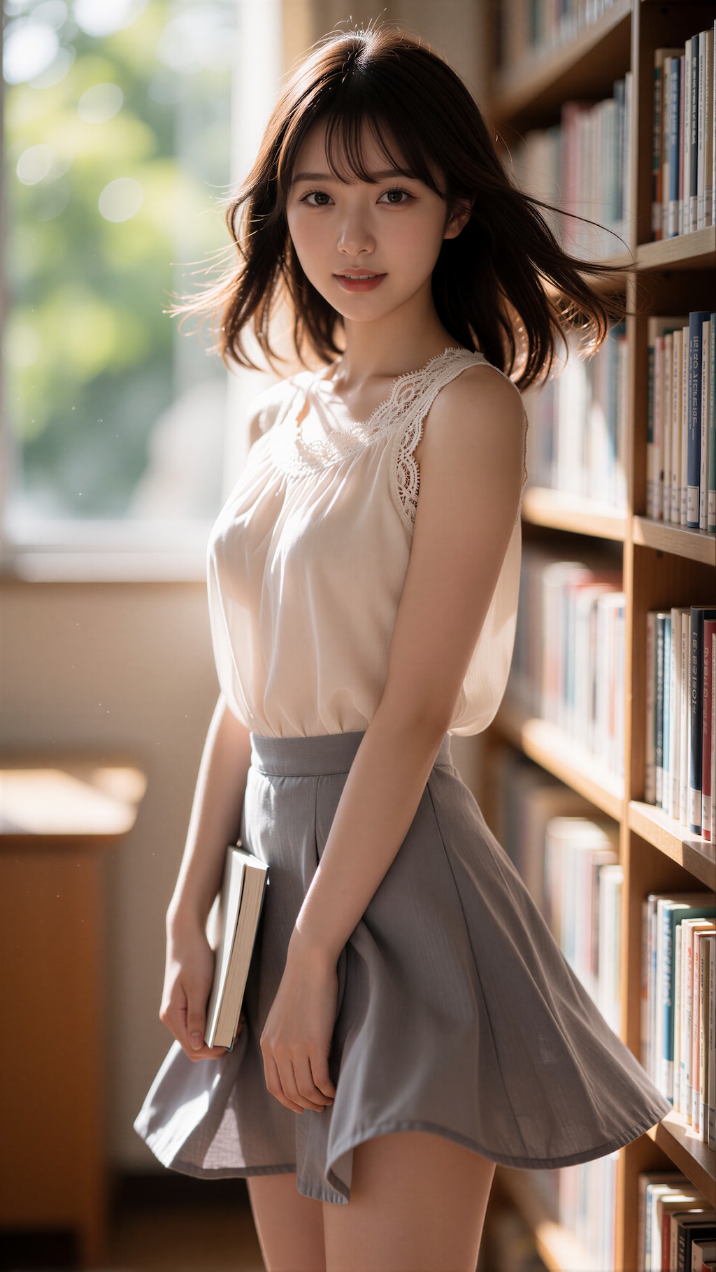 夏風の吹く教室