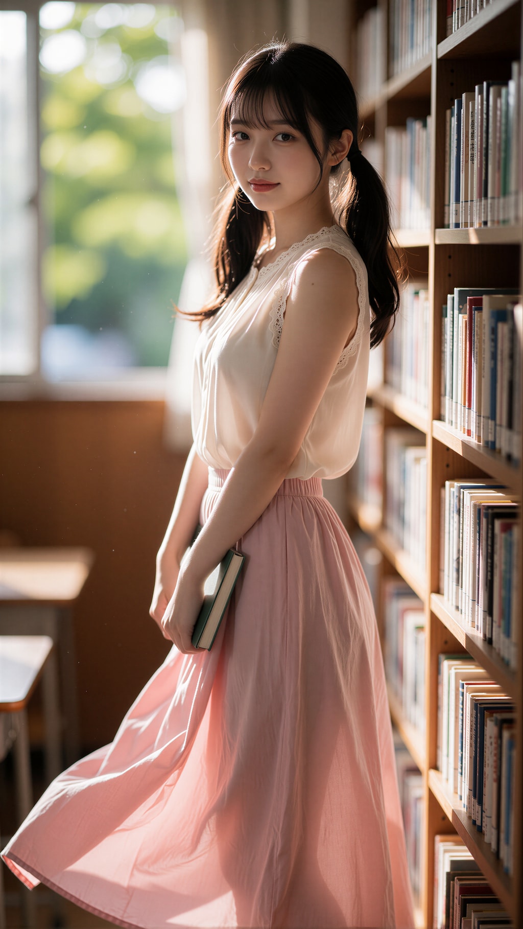 夏風の吹く教室