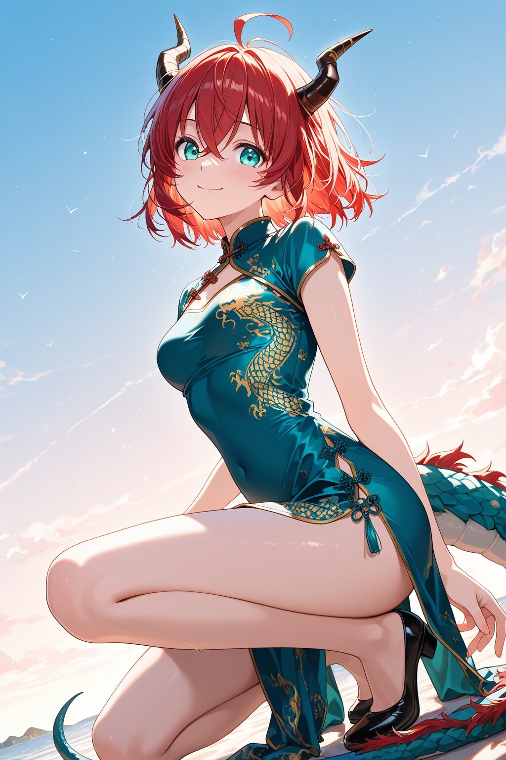 ツノと尻尾✨