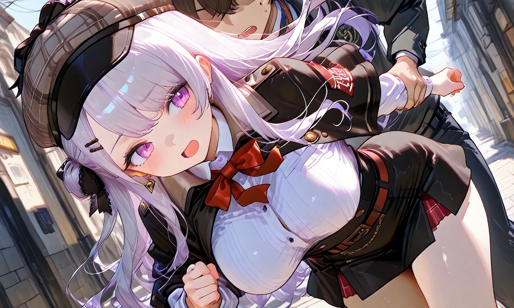 捜査中の少女