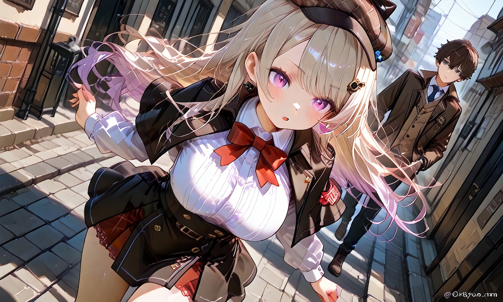 捜査中の少女