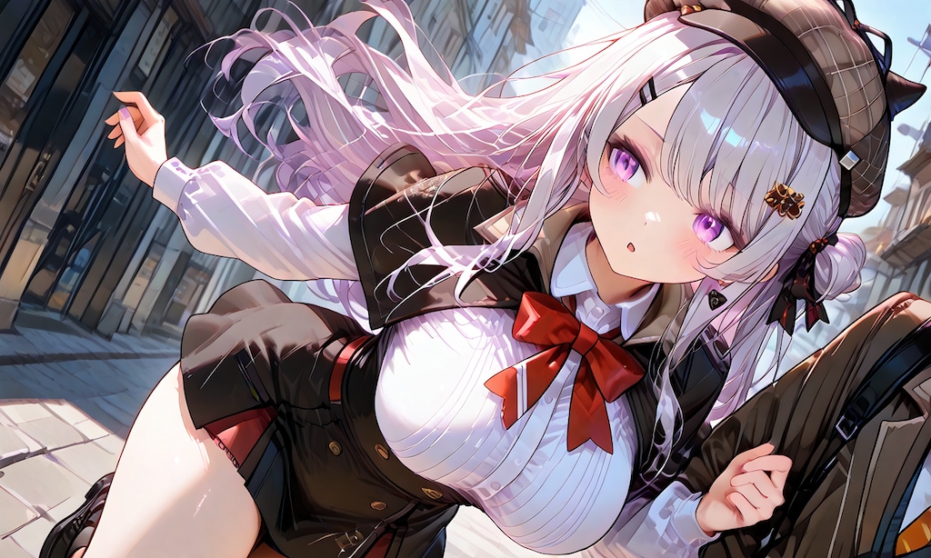 捜査中の少女