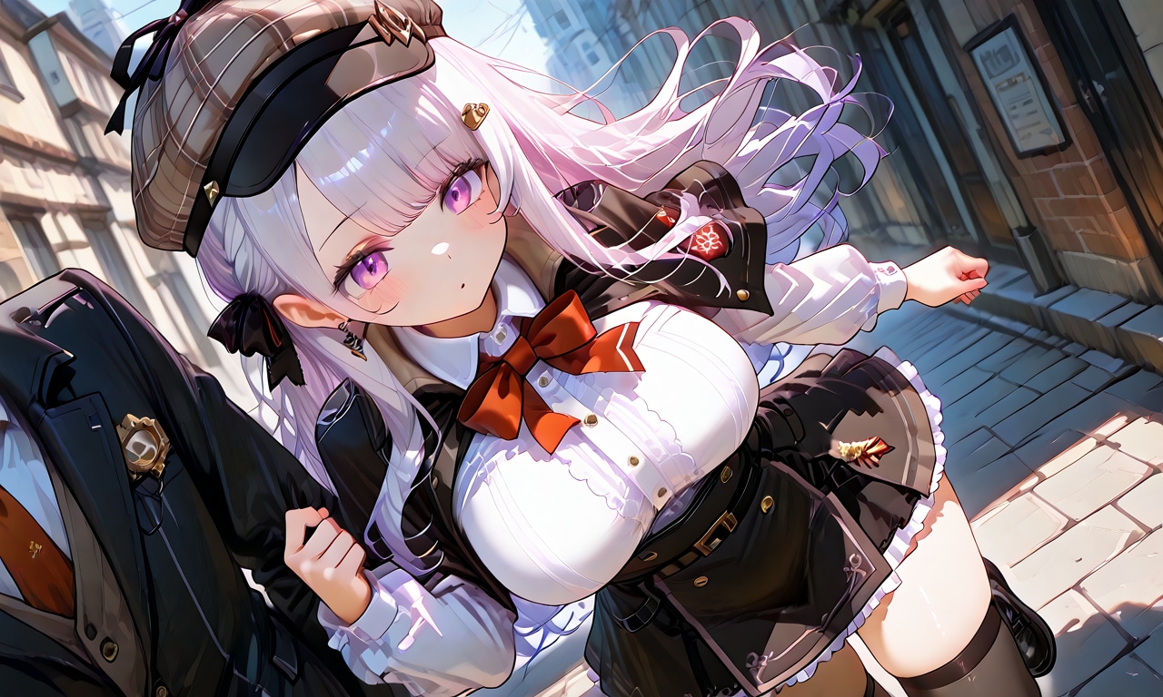 捜査中の少女