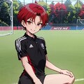 サッカー少年　【赤】　八枚 4枚目