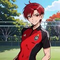 サッカー少年　【赤】　八枚 8枚目