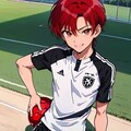 サッカー少年　【赤】　八枚 7枚目