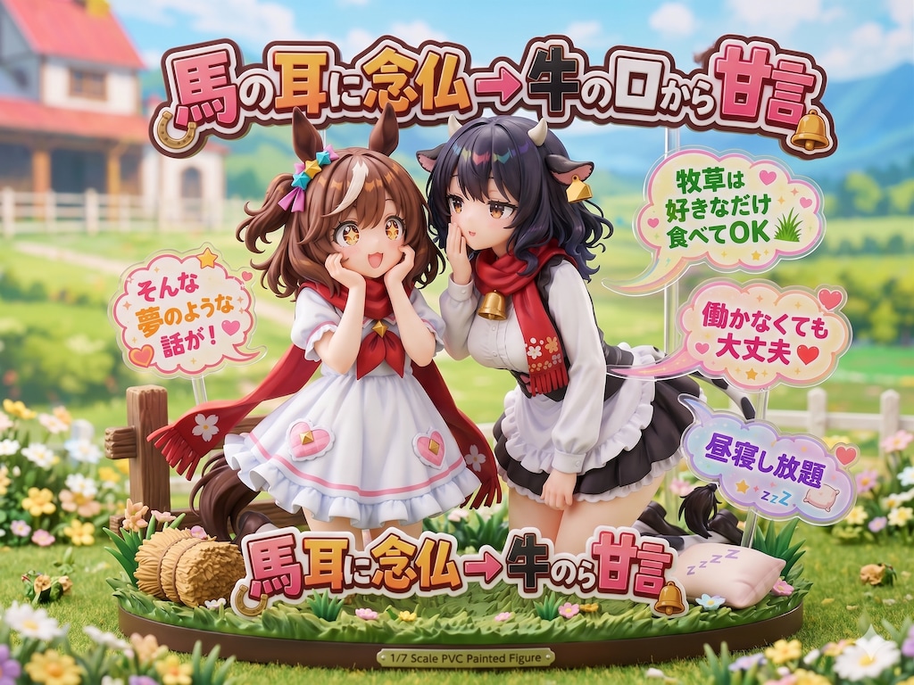 牛の口から甘言♡