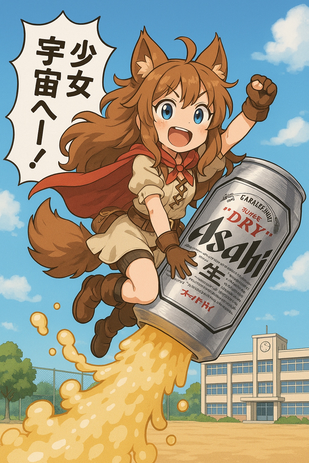 小さな女の子宇宙へー！