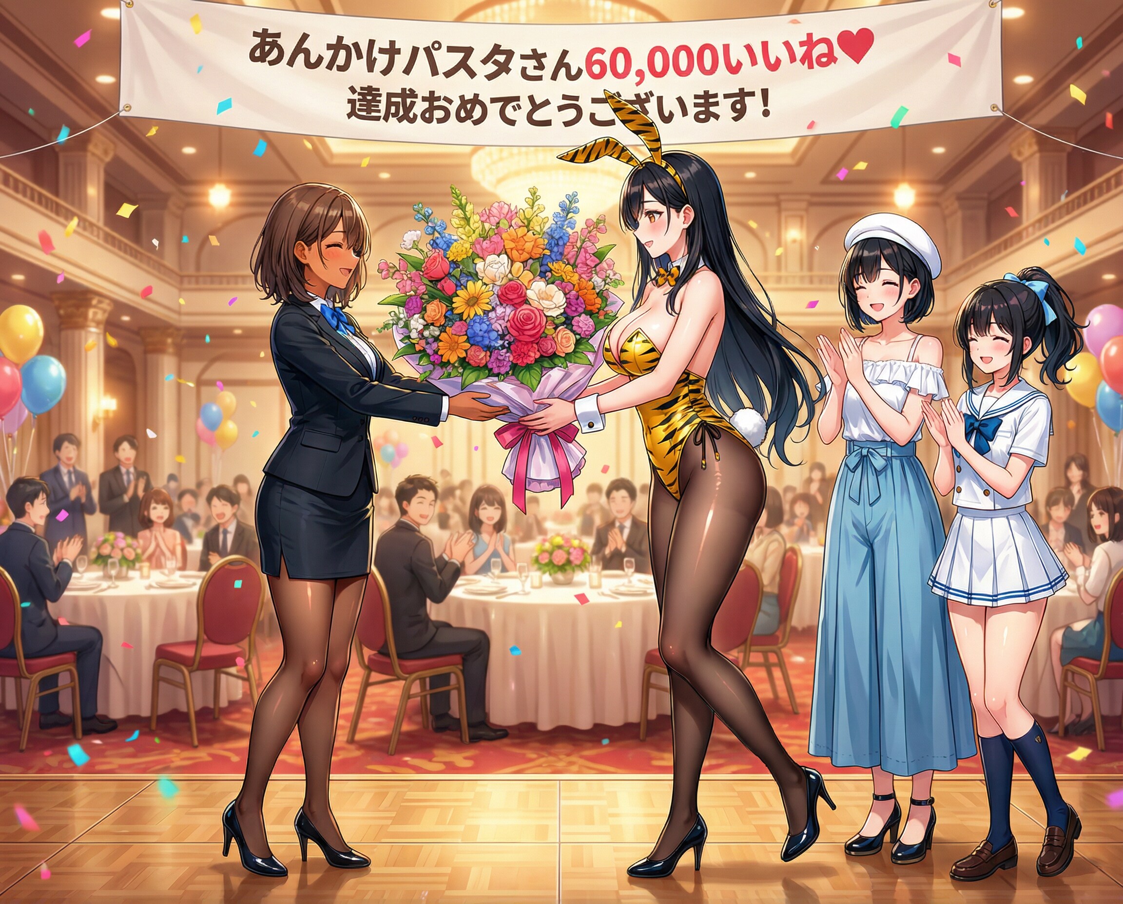 【お祝い】あんかけパスタさん60,000いいね♡達成おめでとうございます！