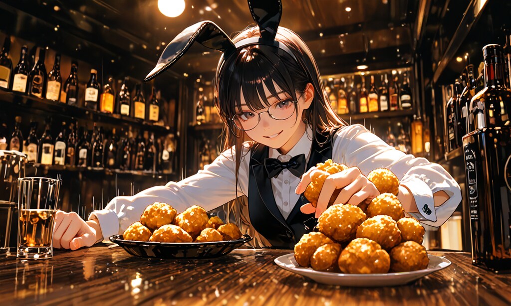 バーの賄いメシ唐揚げ