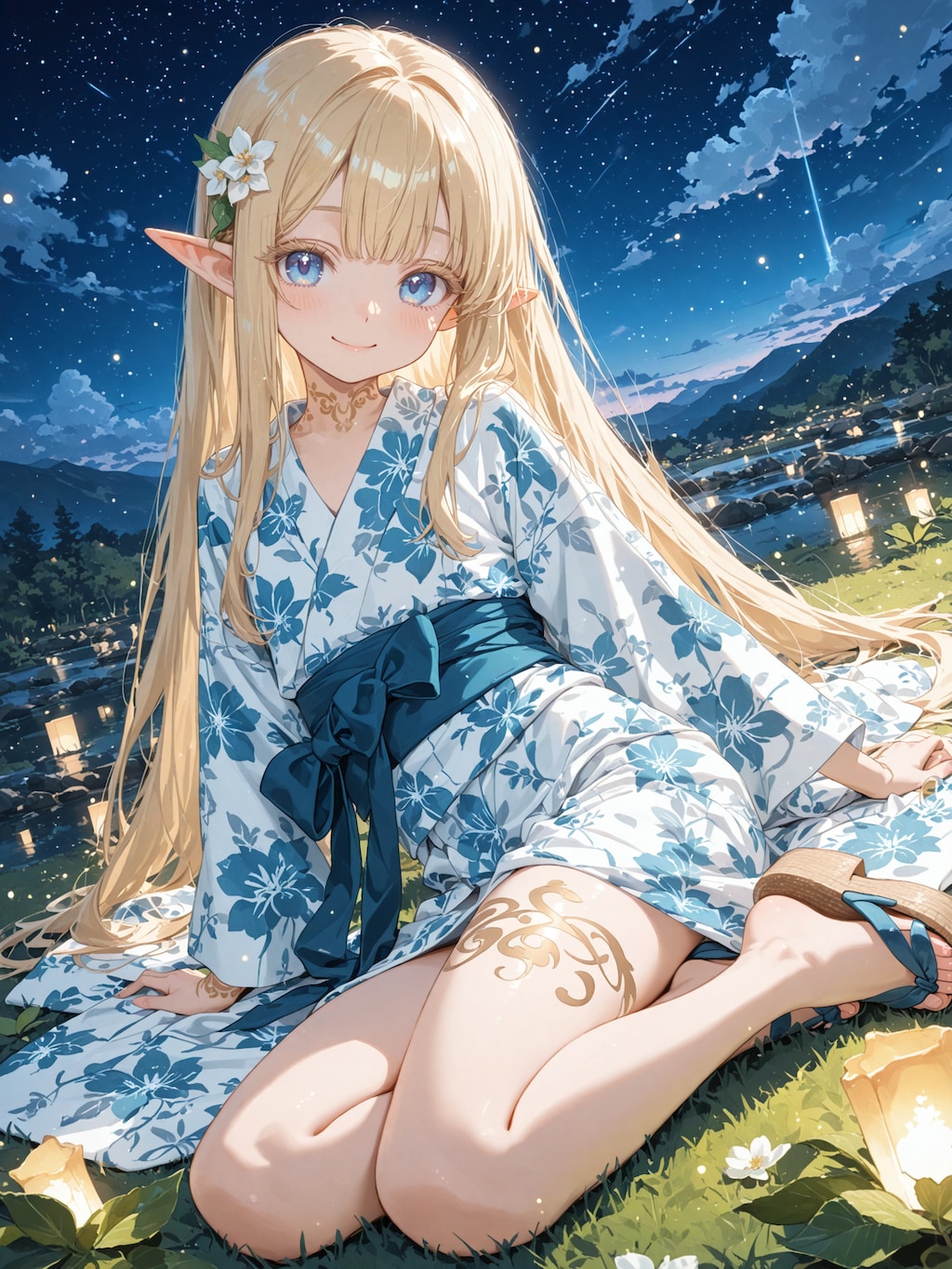 浴衣のシンシア